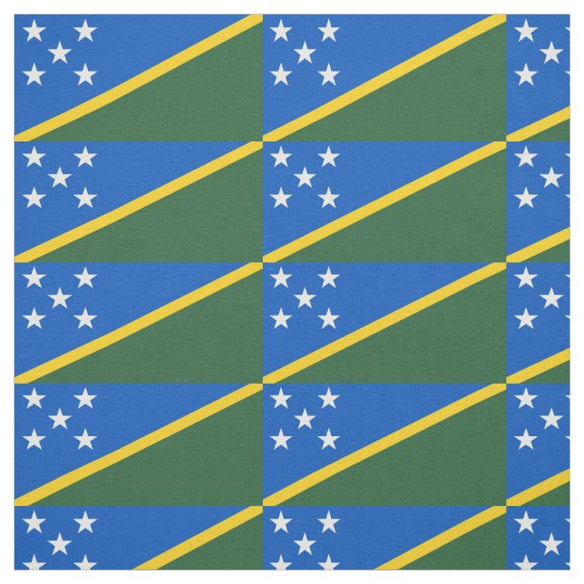 Salomonöarnas flagga tyg (Provkarta)