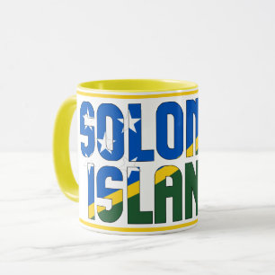 Salomonöarnas nationella Flagga Patriotic Coffee Mugg
