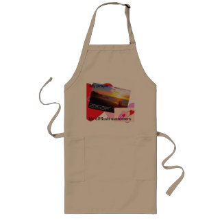 Salon apron långt förkläde