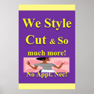 Salon Barbershop Poster