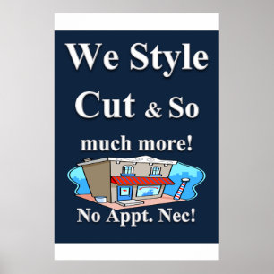 Salon Barbershop Poster