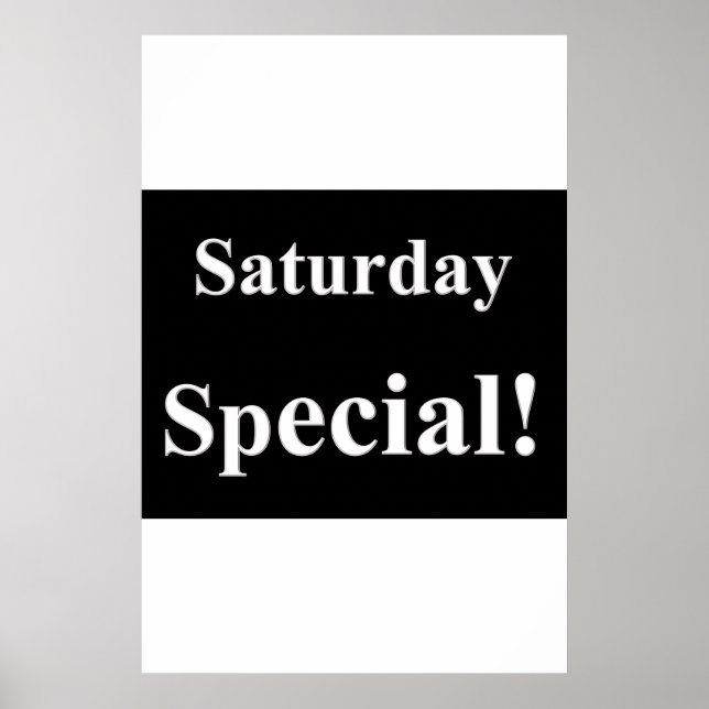 Salon Barbershop Poster lördag Speciell (Framsidan)
