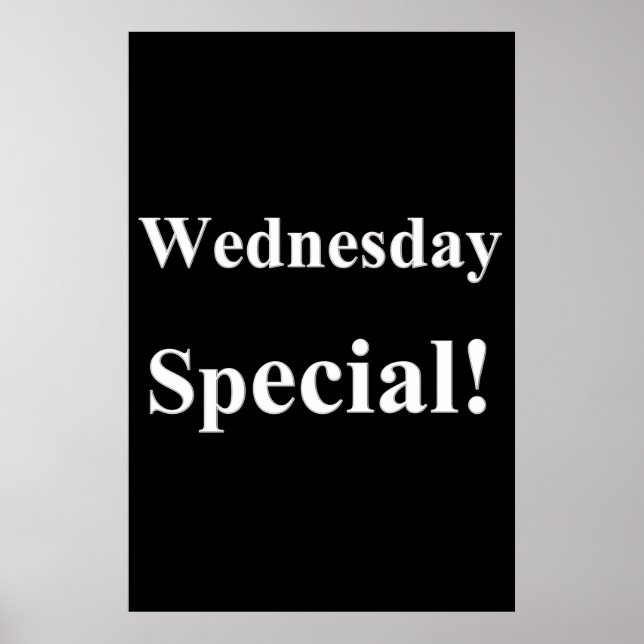 Salon Barbershop Poster onsdag Speciell (Framsidan)