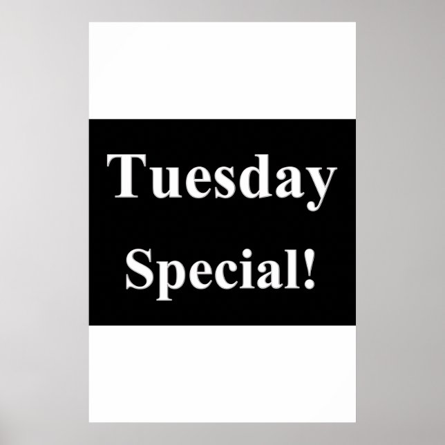 Salon Barbershop Poster tisdag Speciell (Framsidan)