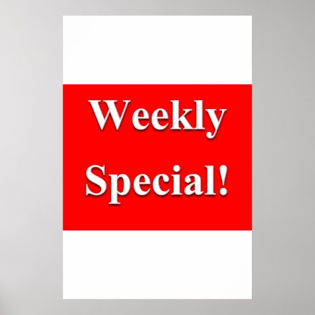 Salon Barbershop Poster varje vecka Speciellt (Framsidan)