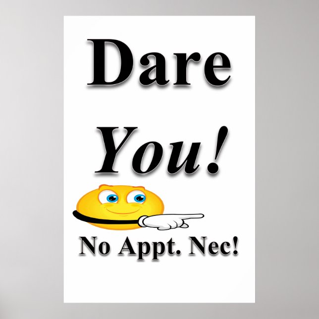 Salon Barbershop Posters Dare you (Framsidan)