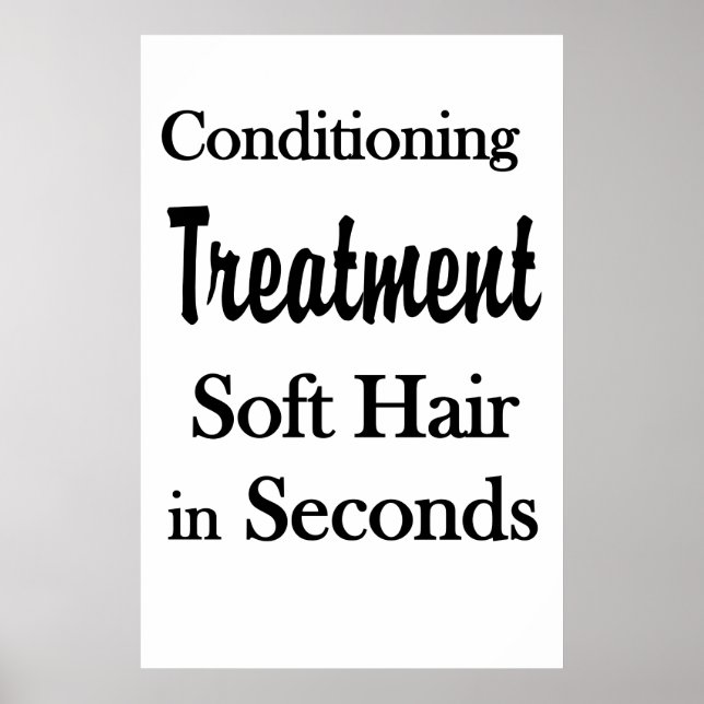 Salon Barbershop Posters Soft Hair Conditioning  (Framsidan)