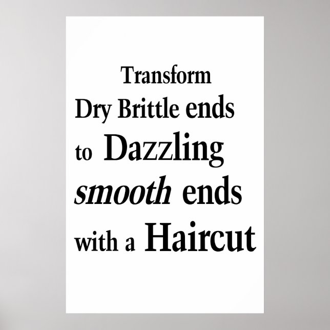 Salon Barbershop Posters Transform Brittle Ends? (Framsidan)