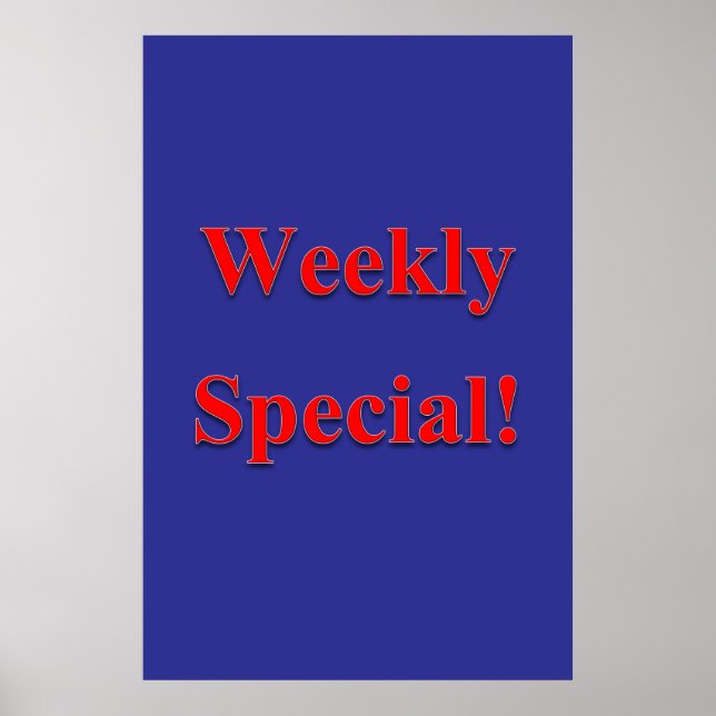Salon Barbershop Posters Weekly Special (Framsidan)