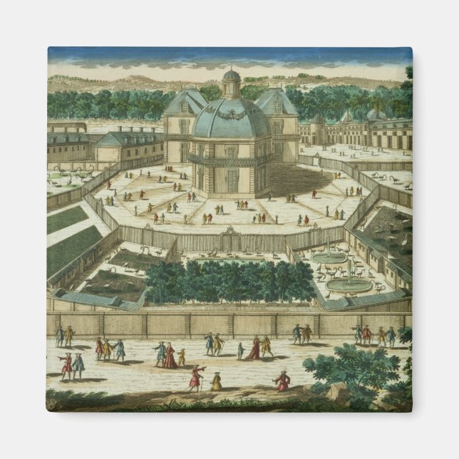 Salon de la Menagerie - vy och perspektiv Magnet (Framsidan)