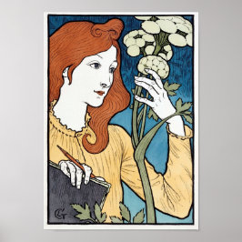 Salon des Cent, 1894 Art nouveau av Eugene Grasset Poster