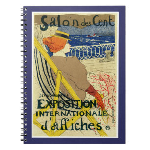 Salon des Cent ~ Exposition Internationale Anteckningsbok Med Spiral