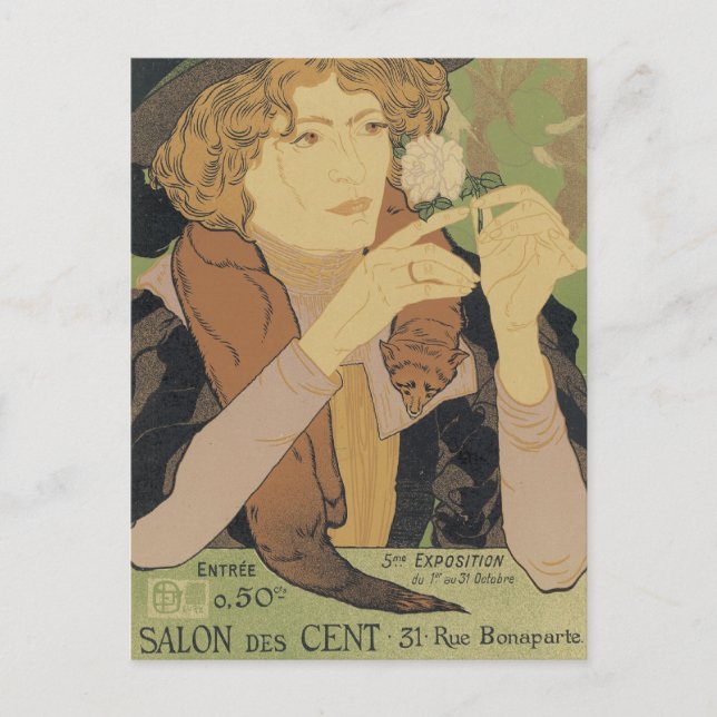 Salon des Cent Vykort (Framsida)