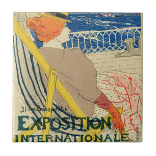 Salon des Cents av Toulouse Lautrec, Art Nouveau Kakelplatta