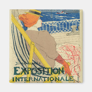 Salon des Cents av Toulouse Lautrec, Art nouveau Magnet