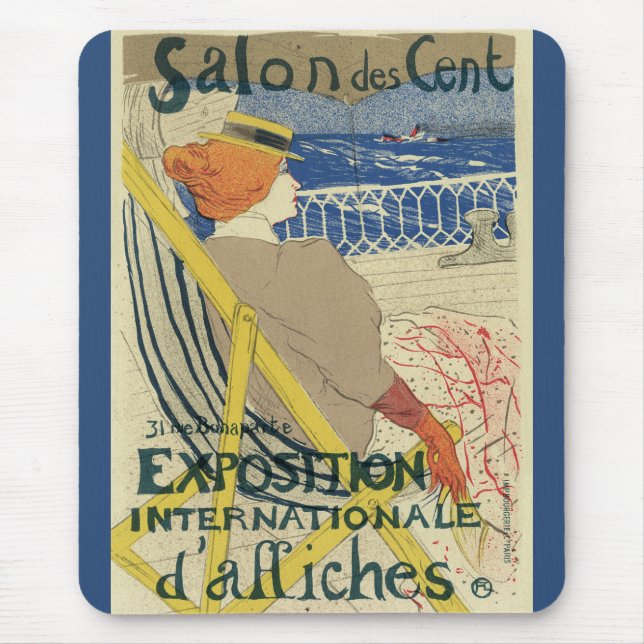 Salon des Cents av Toulouse Lautrec, Art nouveau Musmatta (Framsidan)