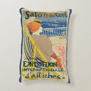 Salon des Cents av Toulouse Lautrec, Art Nouveau Prydnadskudde