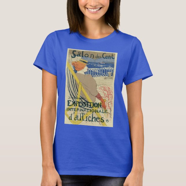 Salon des Cents av Toulouse Lautrec, Art nouveau T Shirt (Framsida)