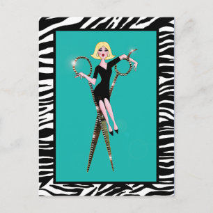 Salon Diva Postcards Vykort