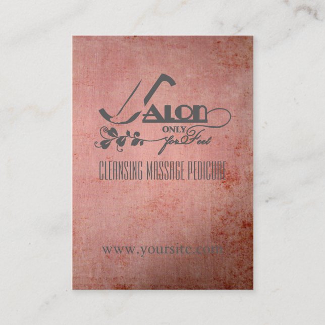 SALON for Feed - Business/Schedule Card Tidsbeställning Kort (Framsida)