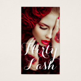 Salon för Lash-tillägg Visitkort