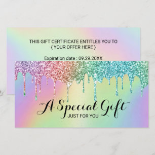 Salon Gift-certifikat för HoloGraphics Glitter Dri