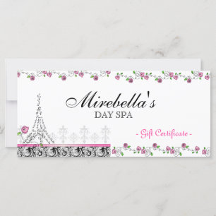 Salon Gift-certifikat Paris Eiffel Torn Ro