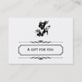 Salon Gift-certifikat (svart) Rabattkort