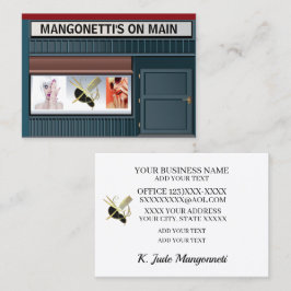 Salon Hair och Nagel Affärskort Visitkort