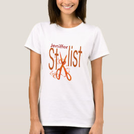 Salon Hair Stylist Uniform Business Occupation Tee