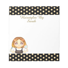 Salon Hairstylist Anteckningsblock