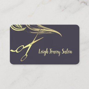 Salon, Hairstylist, kosmetologi, Affärskort Visitkort