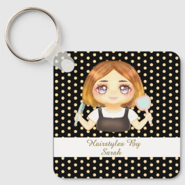 Salon Hairstylist Nyckelring