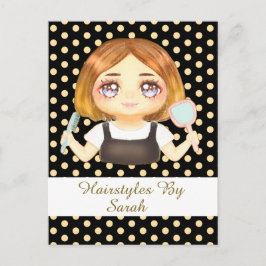 Salon Hairstylist Vykort