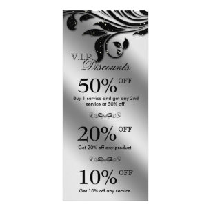 Salon Marknadsföring Cards Jewelry Gnistra Black Reklamkort