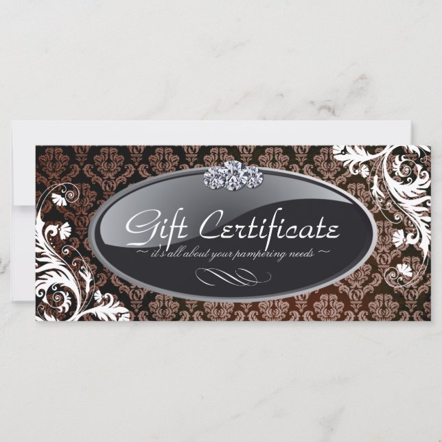 SALON- OCH SPA GIFT-INTYG (Framsida)