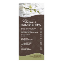 Salon- och spa-rackkort