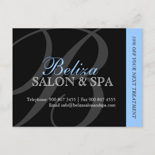 Salon- och Spa-vykort för reklam Vykort