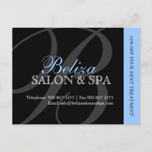 Salon- och Spa-vykort för reklam Vykort