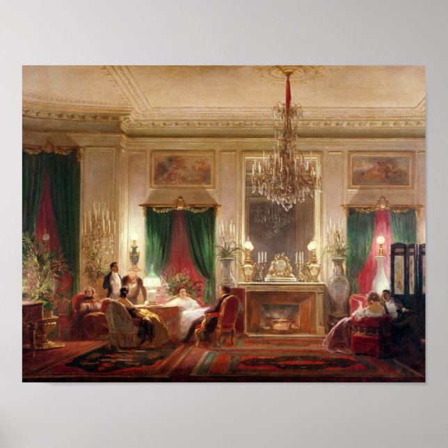 Salon of Princess Mathilde Bonaparte Poster (Framsidan)