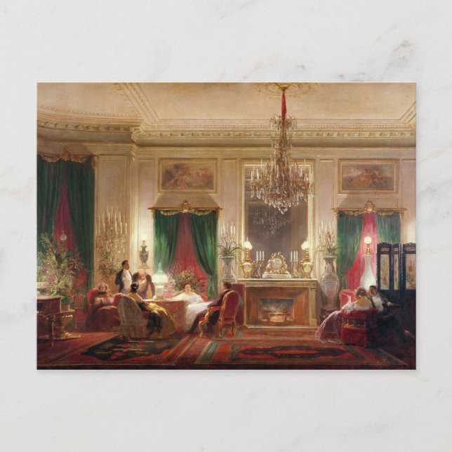 Salon of Princess Mathilde Bonaparte Vykort (Framsida)