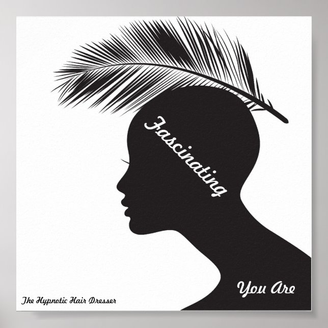Salon Poster -Primer Hypnotic Hair Dresser (Framsidan)