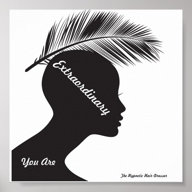 Salon Poster Priming Ord Hypnotic Hair Dresser (Framsidan)