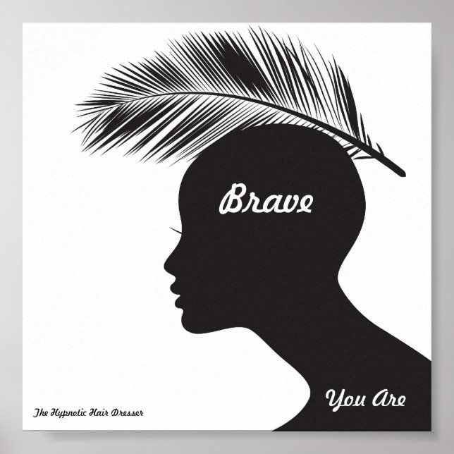 Salon Poster Priming Ord Hypnotic Hair Dresser (Framsidan)