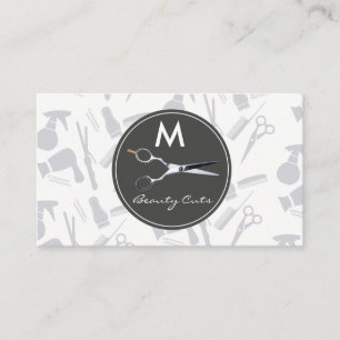 Salon Scissors Hair Salon Verktyg Visitkort