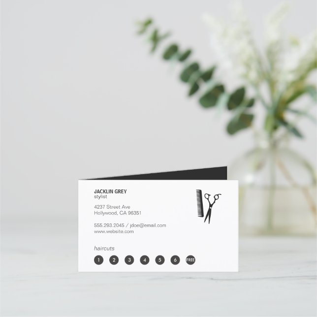 Salon Sissors & Comb (slå kort 7) (Framsida)