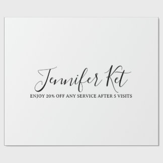 Salon spa business discount offer website visits a presentpapper