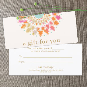 Salon Spa Lotus Blommigt Gift-certifikat