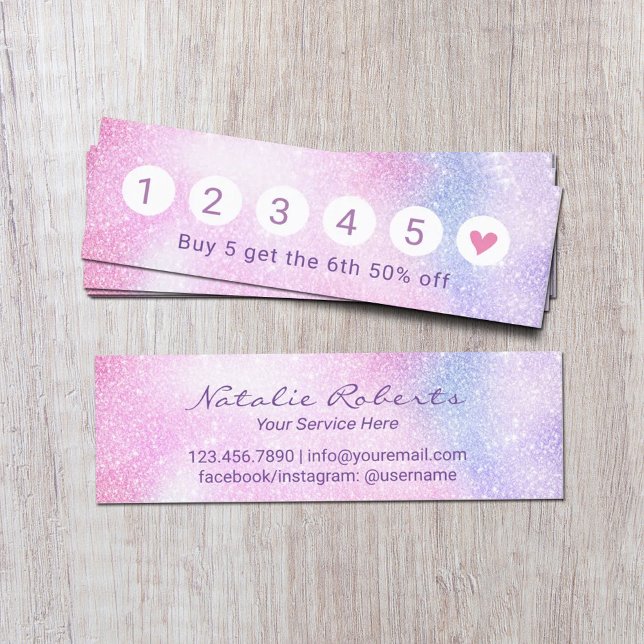 Salon Spa Unicorn Ombre Glitter 6 Slår lojalitet (Skapare uppladdad)
