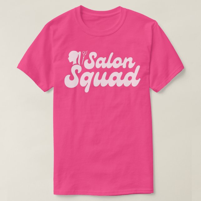 Salon Squad Hairdresser Gift 2 T Shirt (Design framsida)